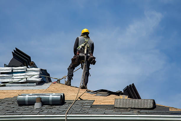 Professional Roofing technician working in Aripeka, FL